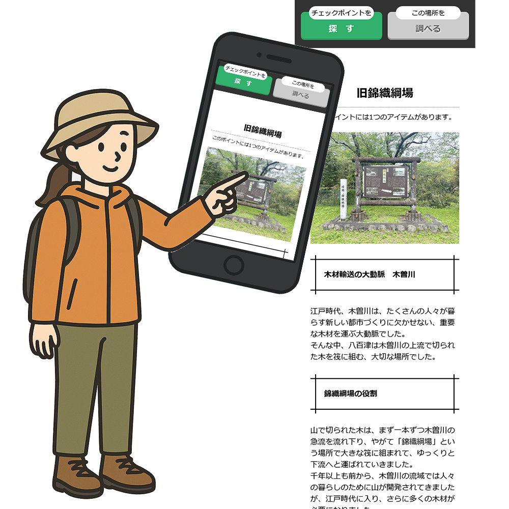 八百津町のあるき方　遊び方