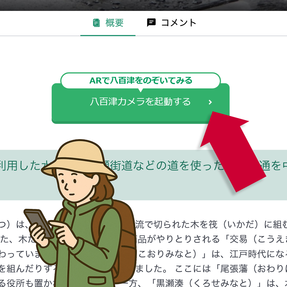 八百津町のあるき方　遊び方