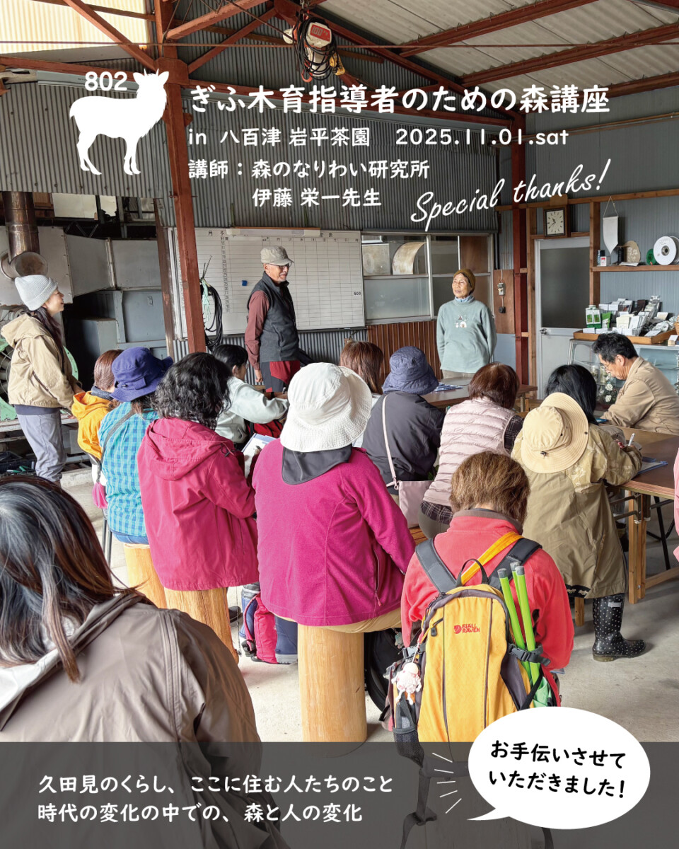 【開催報告】「ぎふ木育指導者のための森講座」